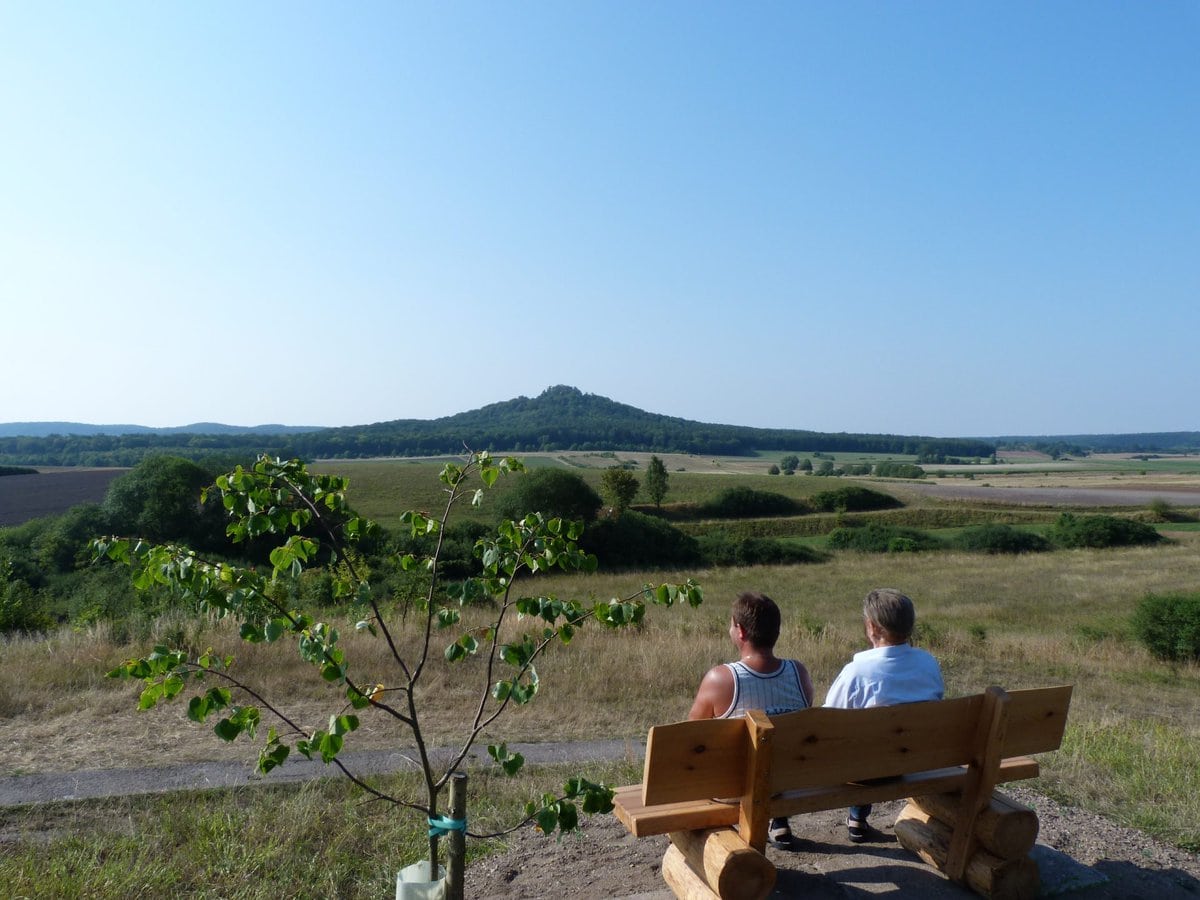 Ausblick von Bank Naturlehrpfad